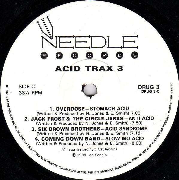 Acid Trax Volume 3 by Various - 2xLP, Comp, UK. 1988. Electronic/Acid House Very Good (VG) Very Good Plus (VG+) - vinyl For Sale in Nottingham. - 4