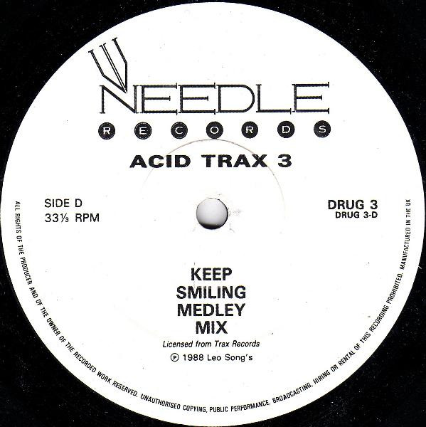 Acid Trax Volume 3 by Various - 2xLP, Comp, UK. 1988. Electronic/Acid House Very Good (VG) Very Good Plus (VG+) - vinyl For Sale in Nottingham. - 5