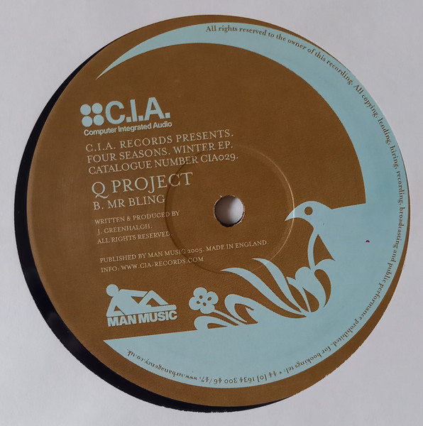 Four Seasons. Winter EP by Various - 2x12", EP, UK. 2006. Electronic/Drum n Bass Near Mint (NM or M-) Very Good Plus (VG+) - vinyl For Sale in Nottingham. - 4