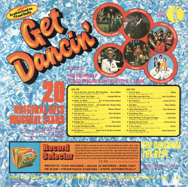 Get Dancin' by Various - LP, Comp, Ltd, UK & Ireland. 1975. Rock, Reggae, Funk / Soul/Pop Rock, Disco Near Mint (NM or M-) Very Good Plus (VG+) - vinyl For Sale in Nottingham. - 2