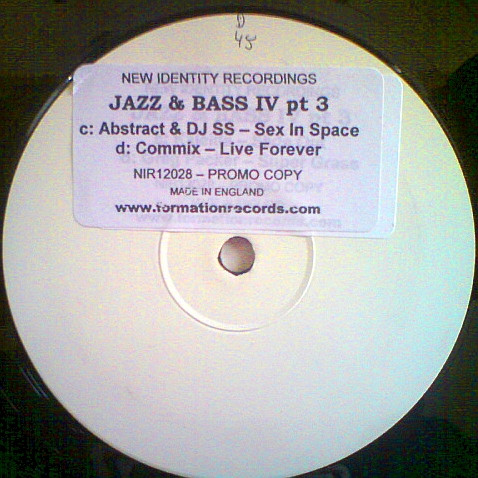 Jazz & Bass IV pt 3 by Various - 2x12", Promo, W/Lbl, Sti, UK. 2003. Electronic/Drum n Bass Mint (M) Generic - vinyl For Sale in Nottingham. - 2