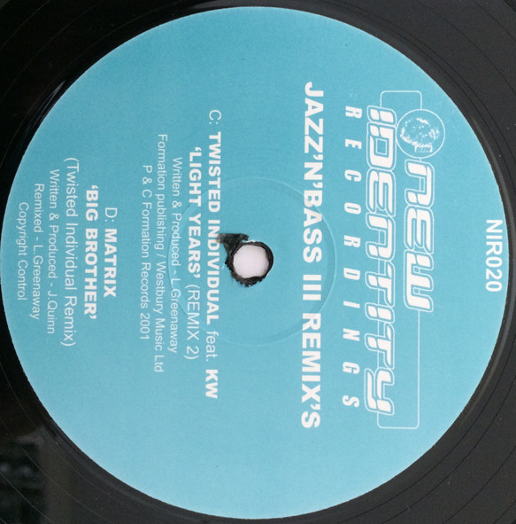 Jazz & Bass Session 3 Remixes by Various - 2x12", UK. 2001. Electronic/Drum n Bass Mint (M) Mint (M) - vinyl For Sale in Nottingham. - 4