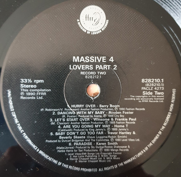 Massive 4 (Double Album Of Reggae Hits)