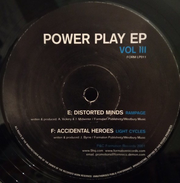Power Play EP Volume III by Various - 3x12", UK. 2001. Electronic/Drum n Bass Mint (M) Very Good (VG) - vinyl For Sale in Nottingham. - 5