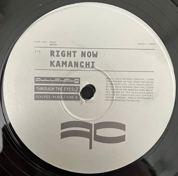 Through The Eyes:2 by Various - 3x12", Comp, UK. 2000. Electronic/Drum n Bass Good Plus (G+) Very Good (VG) - vinyl For Sale in Nottingham. - 10