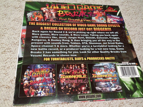 Video Game Breaks And Sound Effects Volume 2 by Various - LP, Unofficial, US. 2003. Electronic, Hip Hop/Cut-up/DJ, DJ Battle Tool Near Mint (NM or M-) Near Mint (NM or M-) - vinyl For Sale in Nottingham. - 3