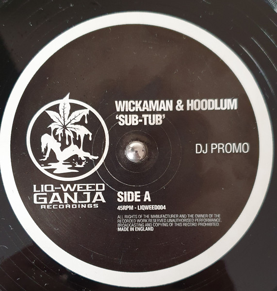 Sub Tub / Hold On (To My Horns) by Wickaman & Hoodlum - 12", Promo, UK. 2006. Electronic/Drum n Bass Near Mint (NM or M-) Generic vinyl Nottingham.