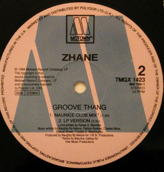 Groove Thang by Zhané - 12", UK. 1994. Electronic, Funk / Soul/House, Contemporary R&B Very Good Plus (VG+) Generic - vinyl For Sale in Nottingham. - 4