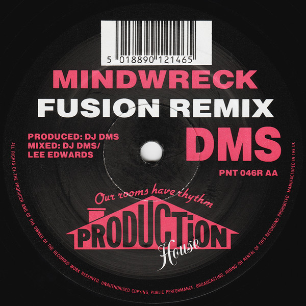 S.O.S / Mindwreck (Remixes) by DMS - 12", UK. 1993. Electronic/Breakbeat, Hardcore, Jungle Very Good Plus (VG+) Generic - vinyl For Sale in Nottingham. - 2