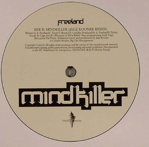 Mindkiller by Freeland* - 12", UK. 2004. Electronic, Rock/Drum n Bass Very Good Plus (VG+) Very Good Plus (VG+) - vinyl For Sale in Nottingham. - 2