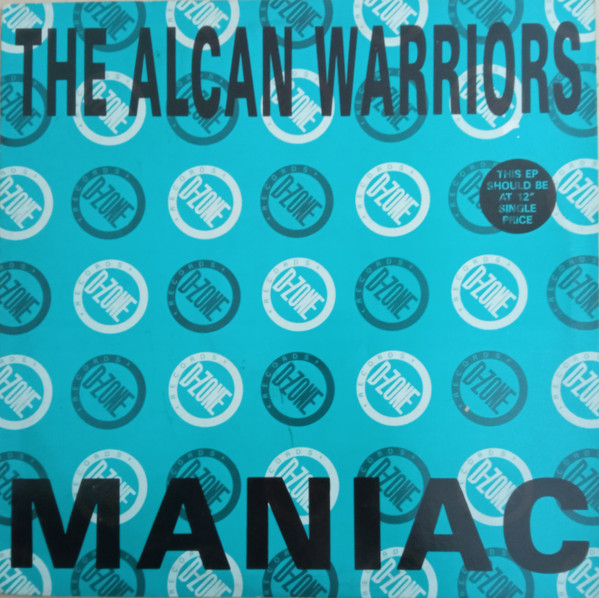 Maniac by The Alcan Warriors - 12", EP, UK. 1991. Electronic/Breakbeat, Hardcore, Techno, Bleep Very Good Plus (VG+) Very Good Plus (VG+) vinyl Nottingham.