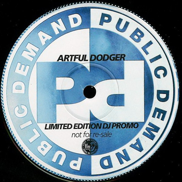 Think About Me by Artful Dodger - 2x12", Ltd, Promo, UK. 2001. Electronic/UK Garage Very Good Plus (VG+) Generic vinyl Nottingham.