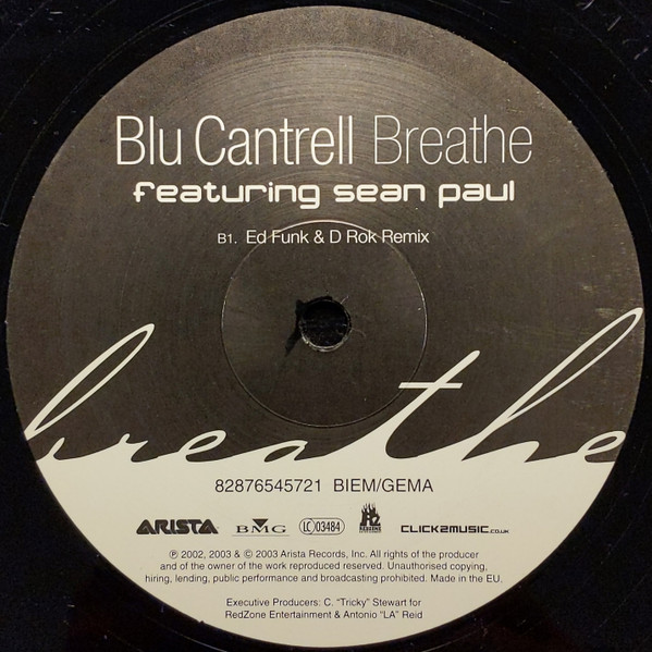 Breathe by Blu Cantrell - 12", Europe. 2003. Electronic, Funk / Soul/Contemporary R&B, Drum n Bass Very Good (VG) Very Good (VG) - vinyl For Sale in Nottingham. - 4
