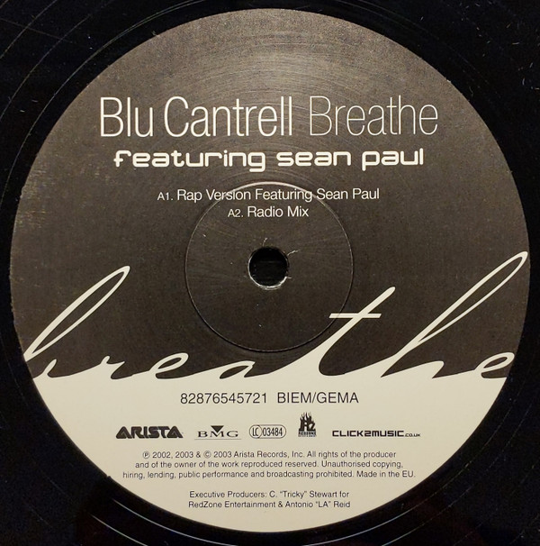 Breathe by Blu Cantrell - 12", Europe. 2003. Electronic, Funk / Soul/Contemporary R&B, Drum n Bass Very Good (VG) Very Good (VG) - vinyl For Sale in Nottingham. - 3