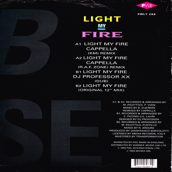 Light My Fire (The Cappella Remixes)