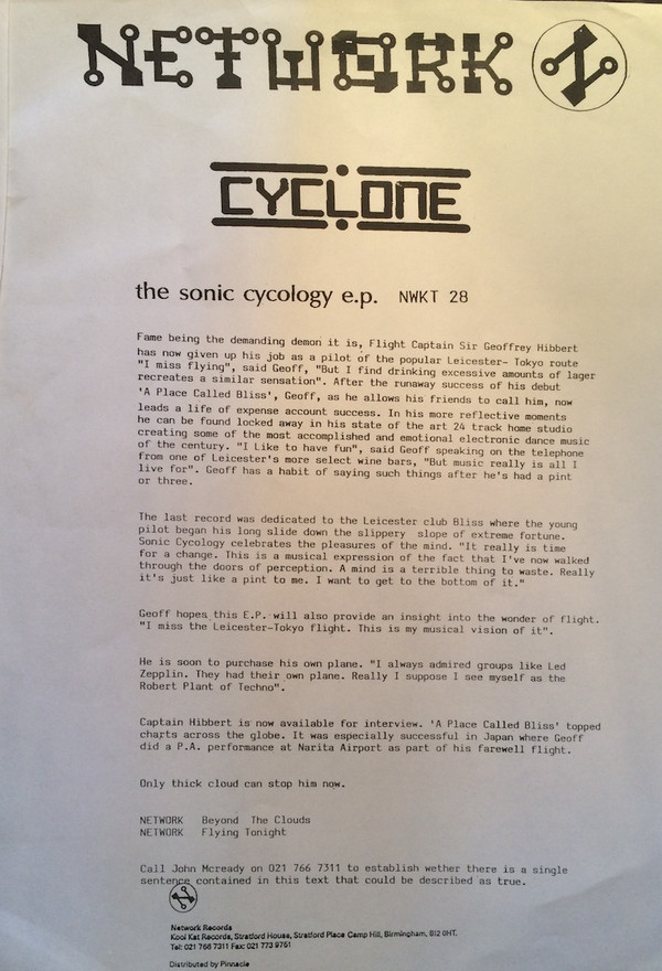 The Sonic Cycology E.P.