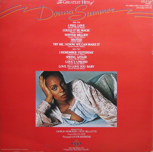The Greatest Hits Of Donna Summer by Donna Summer - LP, Comp, UK. 1977. Electronic, Funk / Soul/Disco Good Plus (G+) Very Good (VG) - vinyl For Sale in Nottingham. - 2