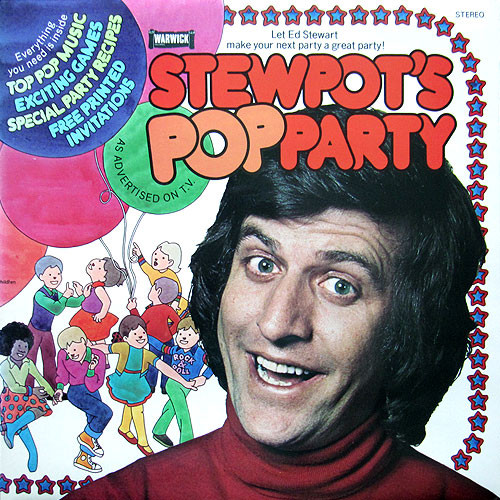 Stewpot's Pop Party by Ed Stewart* - LP, UK. 1975. Non-Music, Pop, Children's/ Good Plus (G+) Good Plus (G+) vinyl Nottingham.
