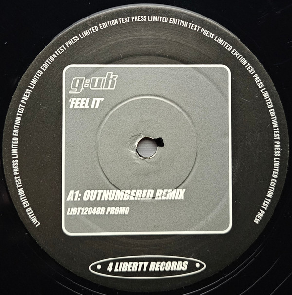 Feel It by G:UK - 12", Ltd, Promo, TP, UK. 2001. Electronic/UK Garage Very Good (VG) Very Good (VG) vinyl Nottingham.