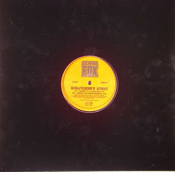 Girlfriend's Story by Gemma Fox - 12", Promo, UK. 2004. Electronic/UK Garage, Grime Very Good Plus (VG+) Very Good (VG) - vinyl For Sale in Nottingham. - 2