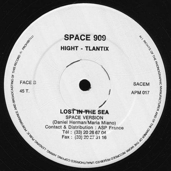 Lost In The Sea by High-Tlantix - 12", France. 1991. Electronic/Hardcore, Techno Very Good Plus (VG+) Near Mint (NM or M-) - vinyl For Sale in Nottingham. - 4