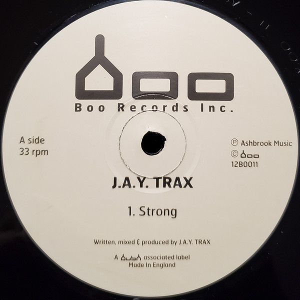 Strong by J.A.Y. Trax - 12", UK. 1999. Electronic/Tech House Near Mint (NM or M-) Very Good (VG) vinyl Nottingham.