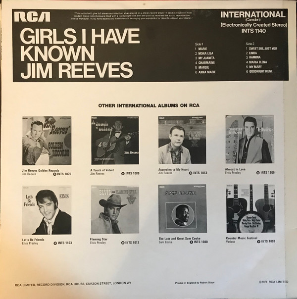 Girls I Have Known