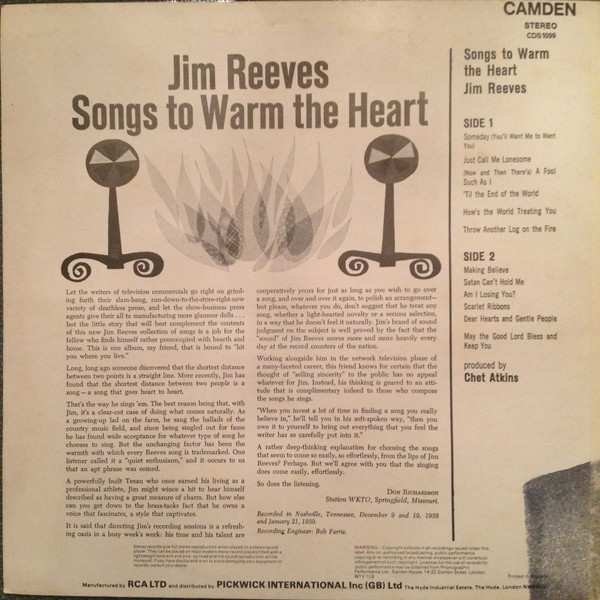 Songs To Warm The Heart