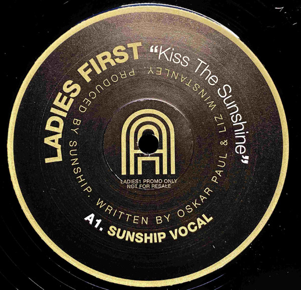 Kiss The Sunshine by Ladies First - 12", Promo, UK. 2001. Electronic/UK Garage Very Good Plus (VG+) Generic - vinyl For Sale in Nottingham. - 2