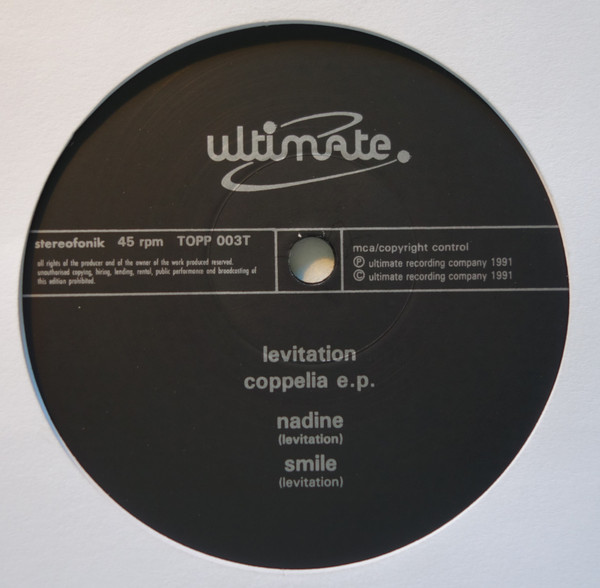 Coppelia EP by Levitation (2) - 12", EP, UK. 1991. Rock/Indie Rock Mint (M) Very Good Plus (VG+) - vinyl For Sale in Nottingham. - 4