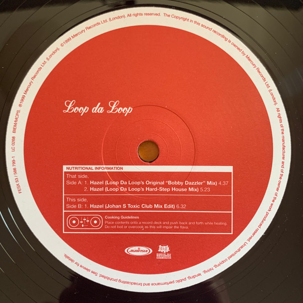 Hazel by Loop Da Loop - 12", UK. 1999. Electronic/House, Breaks, UK Garage Very Good Plus (VG+) Very Good Plus (VG+) - vinyl For Sale in Nottingham. - 4