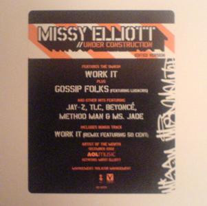 Under Construction (Edited Version) by Missy Elliott - 2xLP, Album, Promo, US. 2002. Hip Hop/Electro Very Good Plus (VG+) Very Good Plus (VG+) vinyl Nottingham.