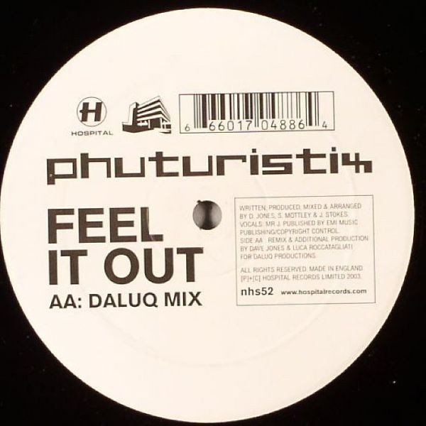 Feel It Out by Phuturistix - 12", UK. 2003. Electronic/UK Garage, Future Jazz Very Good Plus (VG+) Generic vinyl Nottingham.