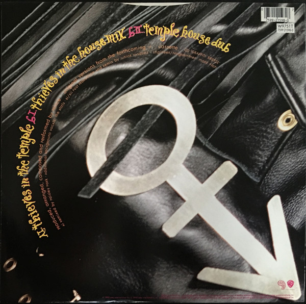 Thieves In The Temple (Remix) by Prince - 12", Single, UK. 1990. Electronic, Funk / Soul, Pop/House, Dance-pop Good Plus (G+) Very Good (VG) - vinyl For Sale in Nottingham. - 2