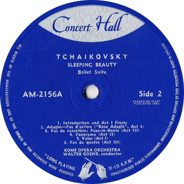 The Sleeping Beauty / Swan Lake by Tchaïkovsky*, Rome Opera Orchestra*, Walter Goehr - LP, UK. 0. Classical/ Very Good Plus (VG+) Near Mint (NM or M-) - vinyl For Sale in Nottingham. - 4