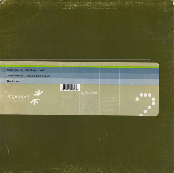 Share The Fall by Roni Size / Reprazent - 12", 2₁, UK. 1997. Electronic/Drum n Bass Very Good (VG) Good Plus (G+) vinyl Nottingham.