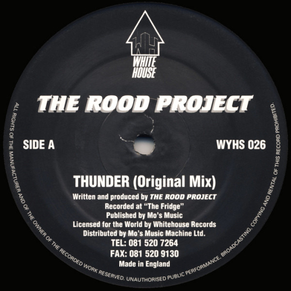 Thunder by The Rood Project - 12", UK. 1994. Electronic/Hardcore, Jungle Very Good Plus (VG+) Generic - vinyl For Sale in Nottingham. - 2