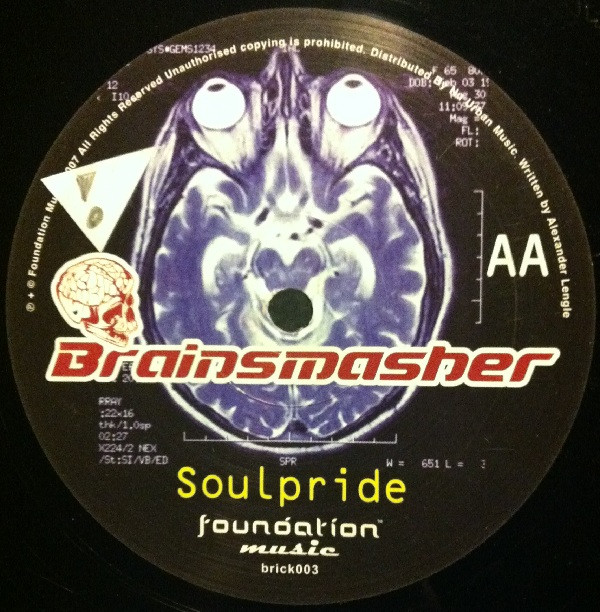 Ludicrous Speed / Brainsmasher by Soulpride - 12", UK. 2007. Electronic/Drum n Bass Very Good Plus (VG+) Very Good Plus (VG+) vinyl Nottingham.