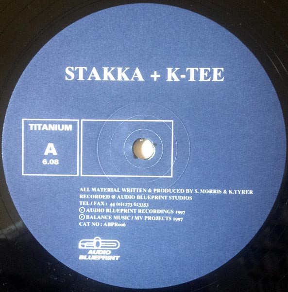 Titanium / Polarised by Stakka + K-Tee* - 12", UK. 1997. Electronic/Drum n Bass Very Good Plus (VG+) Generic - vinyl For Sale in Nottingham. - 3
