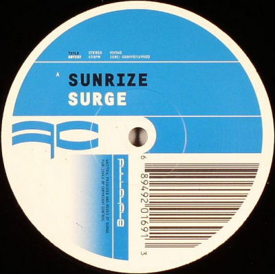 Sunrize / Shanobi Dancing by Surge (5) - 12", UK. 2002. Electronic/Drum n Bass Very Good (VG) Generic vinyl Nottingham.