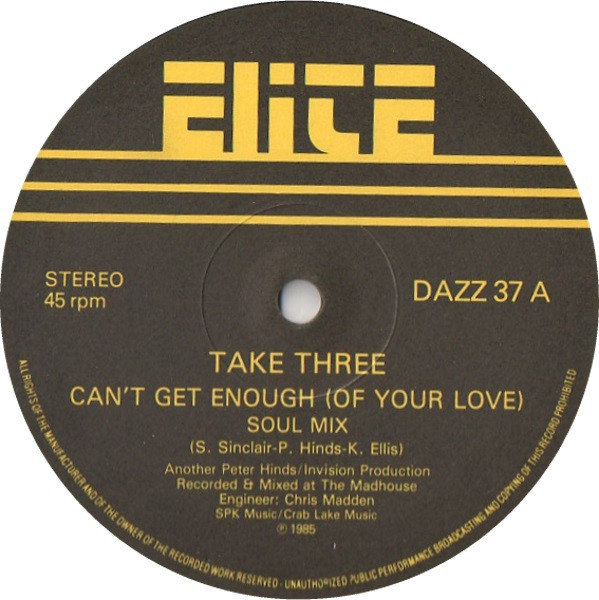 Can't Get Enough (Of Your Love)