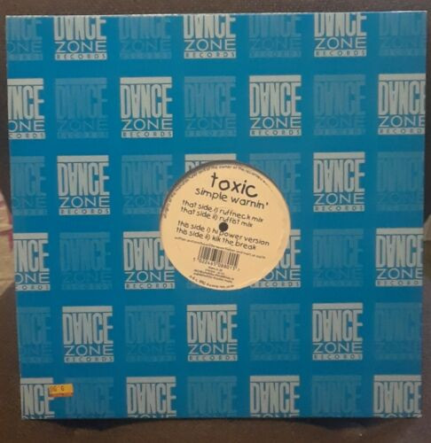 Simple Warnin' by Toxic - 12", UK. 1992. Electronic/Breakbeat, Hardcore Near Mint (NM or M-) Very Good (VG) - vinyl For Sale in Nottingham. - 3