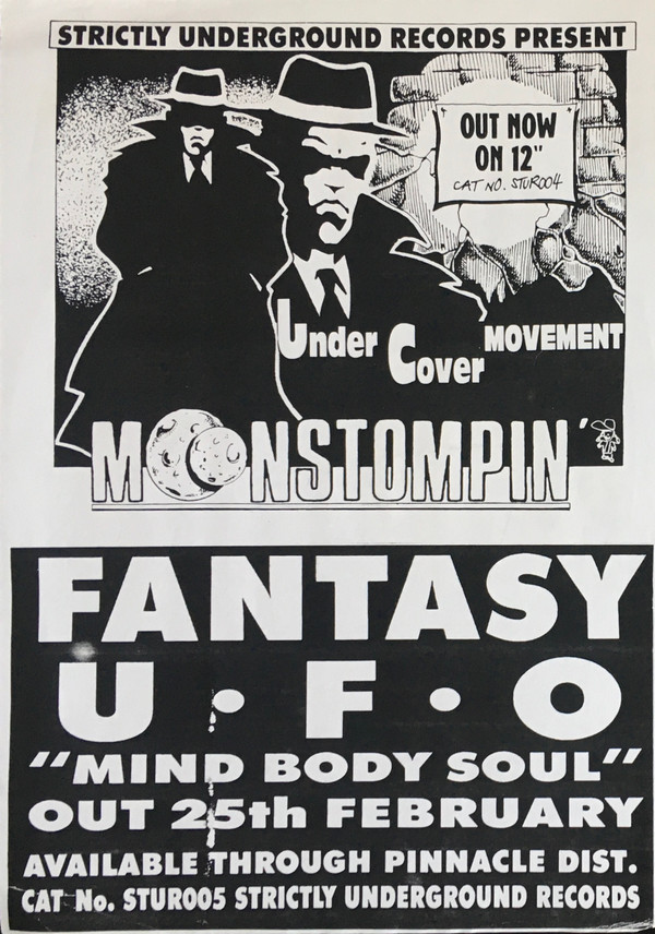 Moonstompin' by Under Cover Movement* - 12", UK. 1991. Electronic/Breakbeat, Hardcore Very Good Plus (VG+) Very Good (VG) - vinyl For Sale in Nottingham. - 3