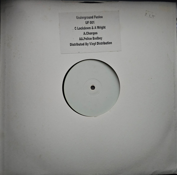 Police Badboy / Changes by Underground Fusion - 12", W/Lbl, Sti, UK. 2000. Electronic/UK Garage Very Good Plus (VG+) Generic vinyl Nottingham.