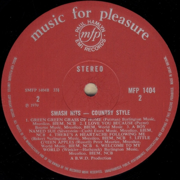 Smash Hits - Country Style