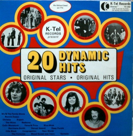 20 Dynamic Hits by Various - LP, Comp, UK. 1973. Rock, Pop/Pop Rock, Hard Rock, Blues Rock, Soft Rock, Ballad, Soul Very Good Plus (VG+) Very Good (VG) vinyl Nottingham.