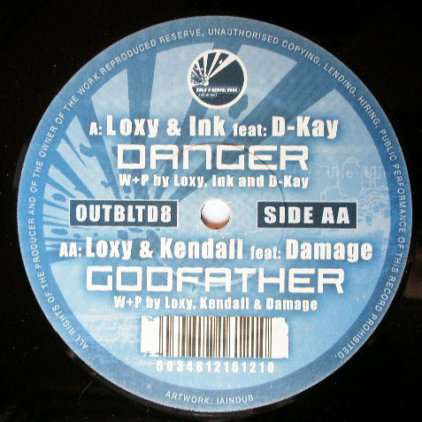 Danger / Godfather by Various - 12", Ltd, UK. 2003. Electronic/Drum n Bass Very Good (VG) Very Good (VG) vinyl Nottingham.