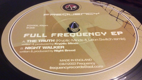 Full Frequency EP by Various - 2x12", UK. 2003. Electronic/Drum n Bass Very Good (VG) Very Good (VG) - vinyl For Sale in Nottingham. - 3