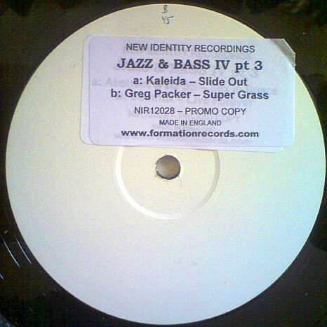 Jazz & Bass IV pt 3 by Various - 2x12", Promo, W/Lbl, Sti, UK. 2003. Electronic/Drum n Bass Mint (M) Generic vinyl Nottingham.