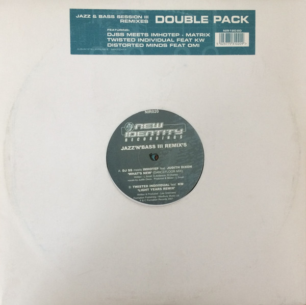 Jazz & Bass Session 3 Remixes by Various - 2x12", UK. 2001. Electronic/Drum n Bass Mint (M) Mint (M) vinyl Nottingham.